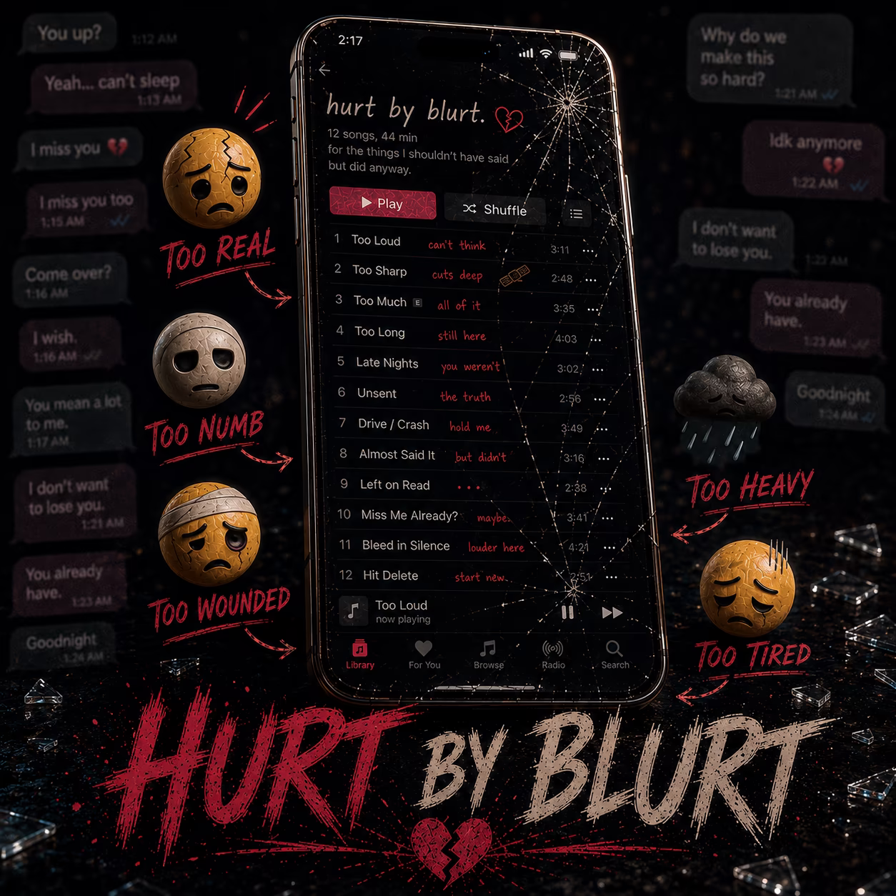 Hurt By Blurt EP cover